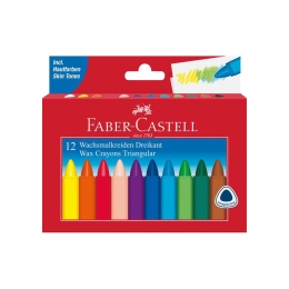 Voskovky Faber-Castell triangular 12 farieb