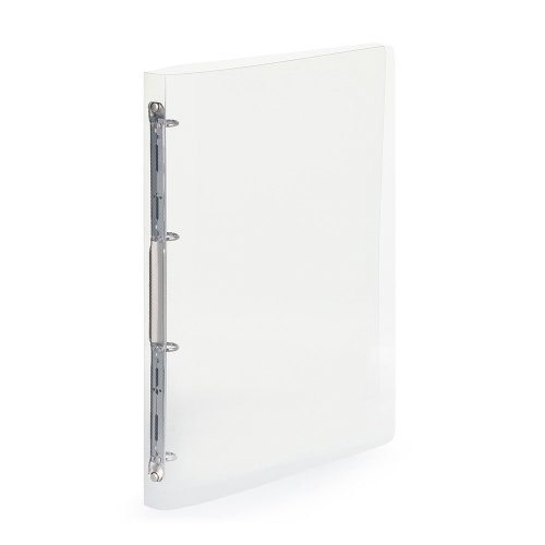 Ring binder PP (4-ring) A4 Lines - Transparent