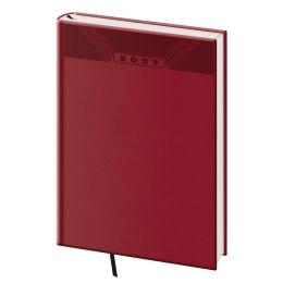 2027 Weekly A5 Print Classic Planner - English Red