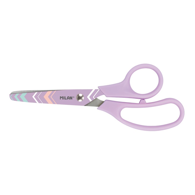 Scissors MILAN Basic Pastel Edition purple - blister (1)