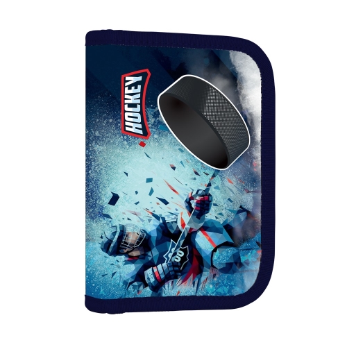 Pencil case 1-posch. empty 2 flaps - Hockey