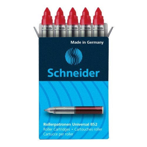 Bombičky do rollerov Schneider 852/5ks - červená náplň