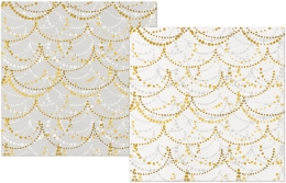 Airlaid napkins 40x40 cm Reverse Festive garland (1)