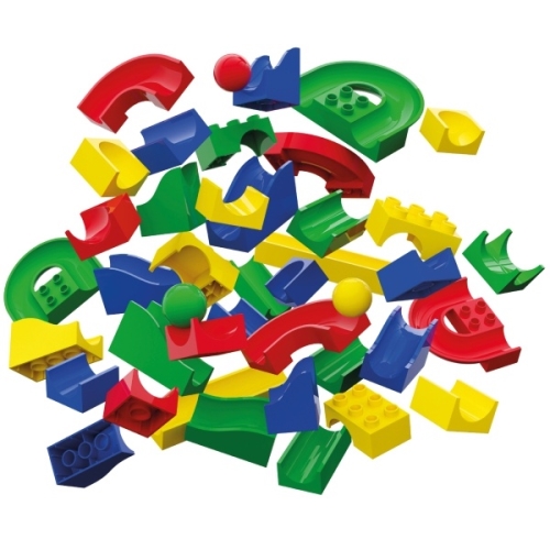 HUBELINO Ball track - set without cubes 55 pcs