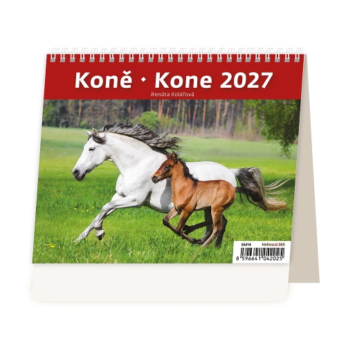 2027 MiniMax Horses Desk Calendar