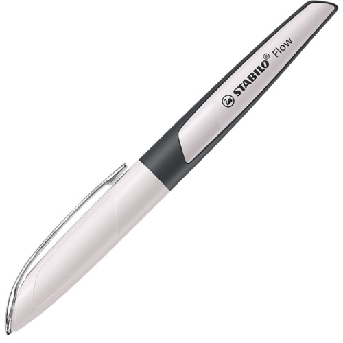 Fountain pen - STABILO Flow MODERN OFFICE in pastel pink color - including refill