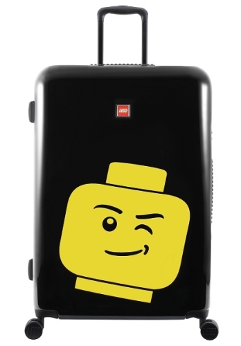 LEGO Luggage ColourBox Minifigure Head 28" - Black