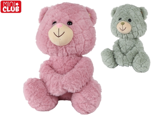 Mini Club 2asstd color (pink,blue) 30cm plush sitting bear 0m+