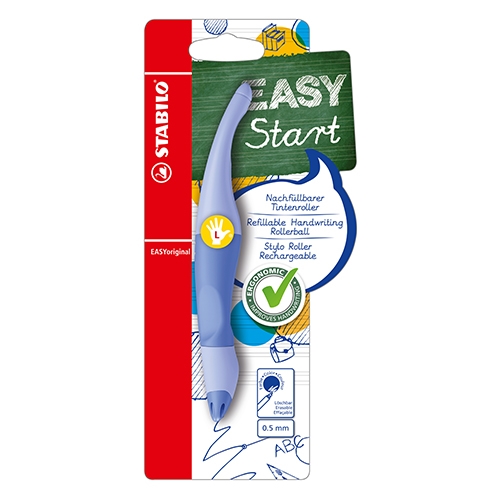 Ergonomický roller pre ľavákov - STABILO EASYoriginal Pastel - obláčikovo modrá
