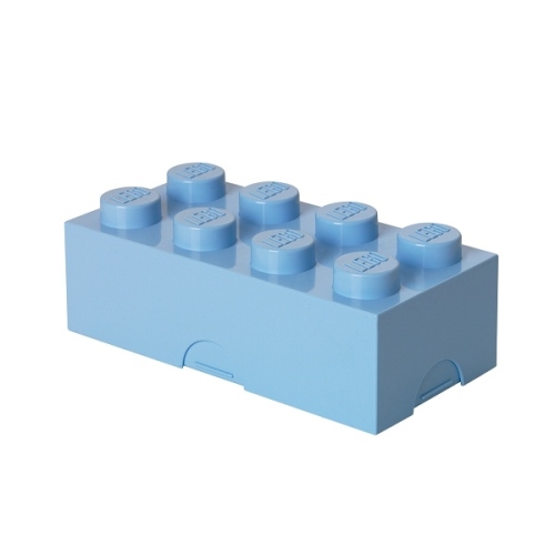 LEGO snack box 100 x 200 x 75 mm - light blue