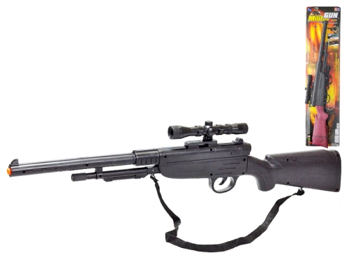2asstd color (brown,black) 67cm plastic klik-klak gun on TOC