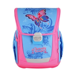 School bag - 4-piece set, Butterfly Cool (metal buckle)
