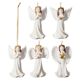 Angel Christmas Ornament, 10 cm, for hanging / 1 piece