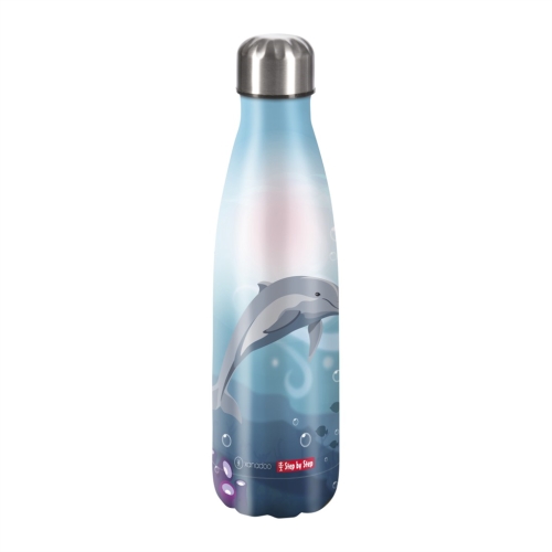 Insulated stainless steel drink bottle 0.5 l, Dolphin Pippa