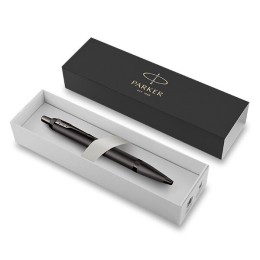 Ballpoint pen PARKER IM Monochrome Titanum -M- blue (1)