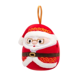 SQUISHMALLOWS Christmas Santa ornament with glasses - Nick, 10 cm (2)