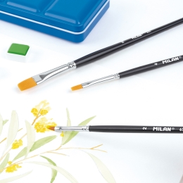 Štetec plochý MILAN č. 0 - 621 Premium Synthetic (2)
