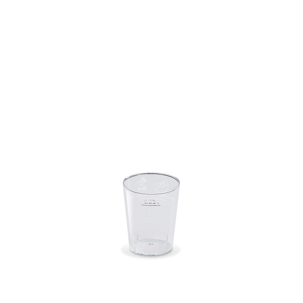 Pohár kryštál 2 cl, 50 ks