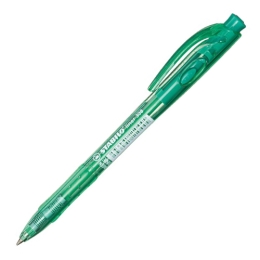 Guľôčkové pero STABILO Liner 308 - zelená náplň