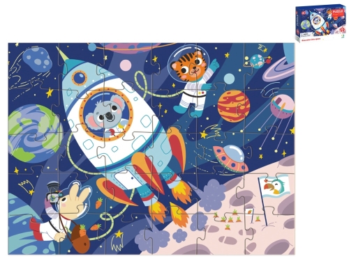 30pcs of 27x20cm Excursion into space puzzle in PBX