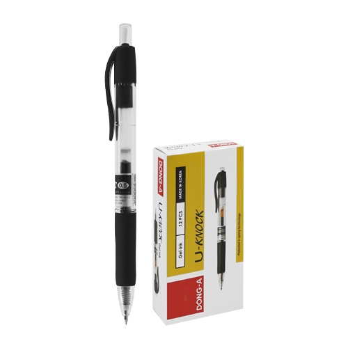 Gel pen DONG-A U-Knock 0.5mm/black