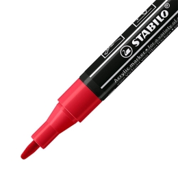 Acrylic marker STABILO FREE Acrylic T100 Round tip 1-2 mm - crimson (1)