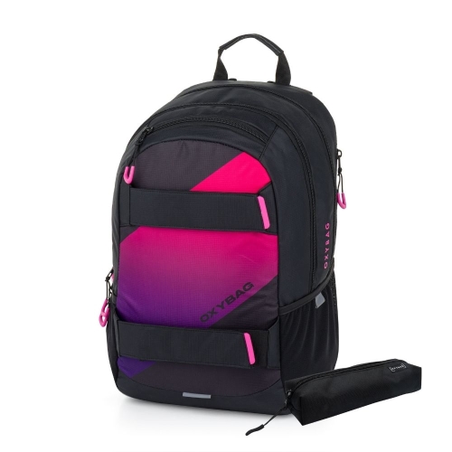 Student backpack + case OXY Sport Ombre girl