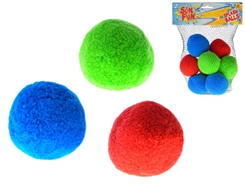 12pcs of 7cm Sun Fun water splash balls in net w/header