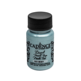 Acrylic paint Cadence D. Metallic, St. turquoise., 50 ml
