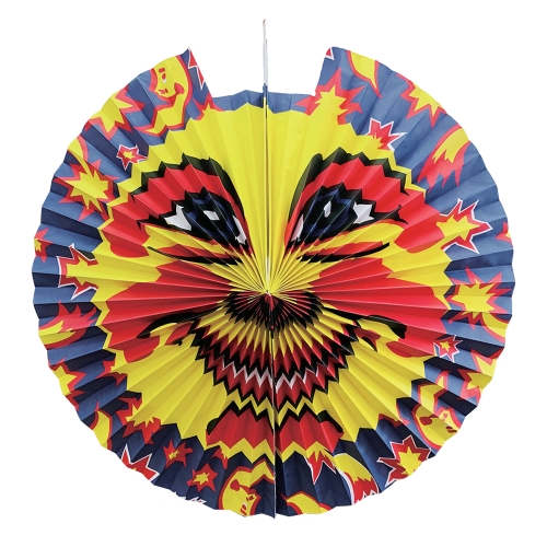 330360 Lampion Slnko-Mesiac, papierovy, gulaty