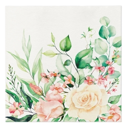 Airlaid napkins 40x40 cm Floral Moments Airlaid napkins 40x40 cm Floral Moments