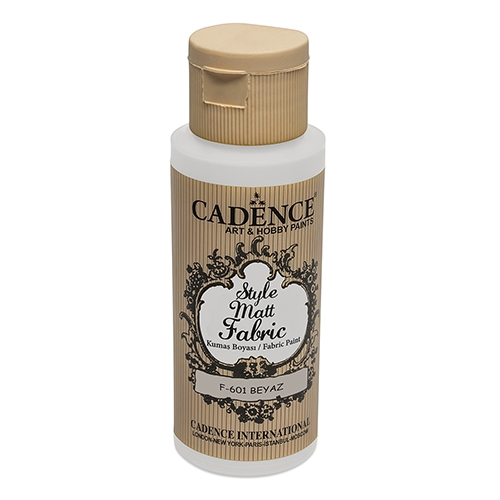 Textile paint Cadence, Matt, white, 59 ml