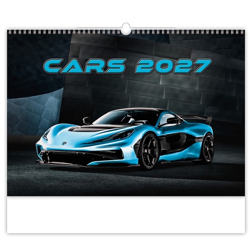 2027 Cars Wall Calendar