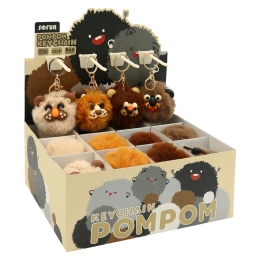 Keyring / Pendant JUNIOR PomPom Lion (mix /price 1pc)