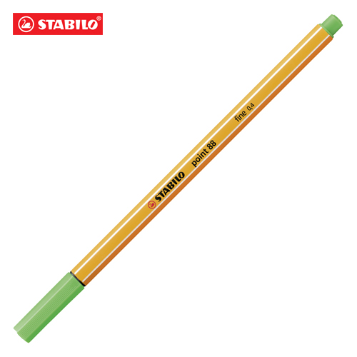 Popisovač STABILO Point 88 zelený listový