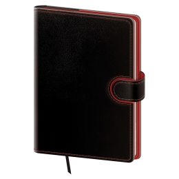 2027 Weekly A5 Flip Planner - Black/Red (1)