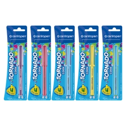 Ballpoint pen CENTROPEN 4775 Tornado Cool, blister (1)