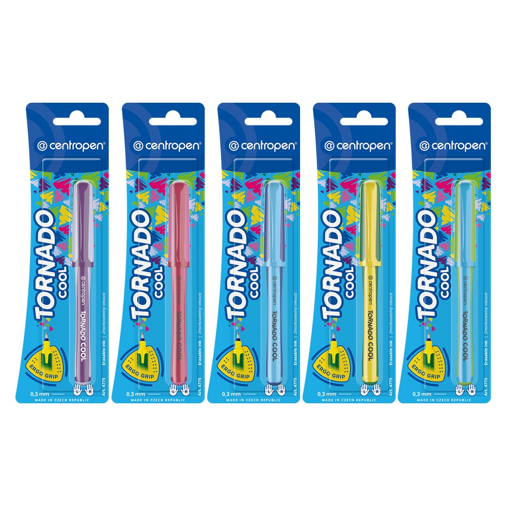 Ballpoint pen CENTROPEN 4775 Tornado Cool, blister (1)