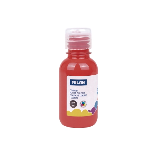 Farba temperová MILAN 125ml  červená rumelka