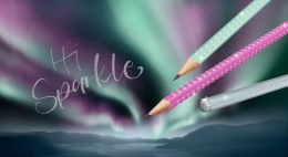 Faber-Castell Sparkle pencil, Icy Glow B (1)