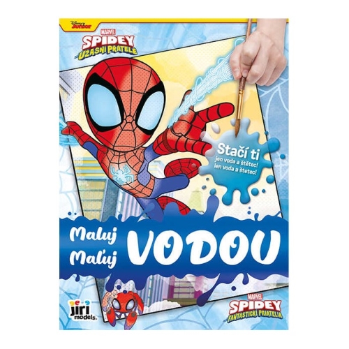 Omaľovanka vodová JM A4 Spidey