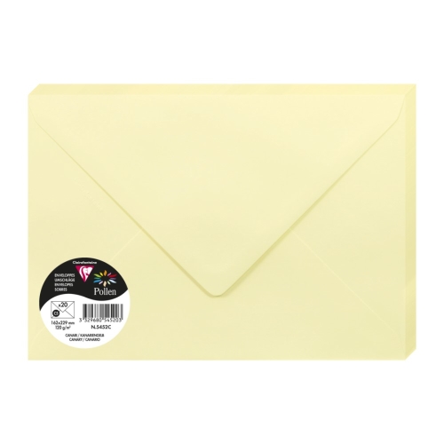 Obálka CF - C5 svetlo-žltá 120g (20ks)