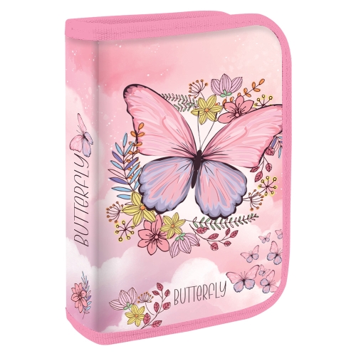 Pencil case full - 1 bunk, 31 pieces JUNIOR S9 Butterfly - butterfly