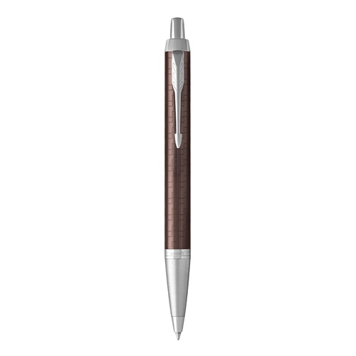 Pero guľôčkové PARKER IM Premium Brown CT -M- blue