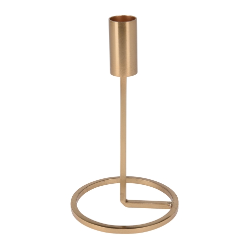 CANDLE HOLDER 19CM GOLD