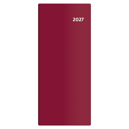 2027 Pocket Planner - Torino Monthly - Burgundy