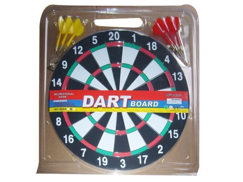 37cm dartboard w/6pcs of darts in blister