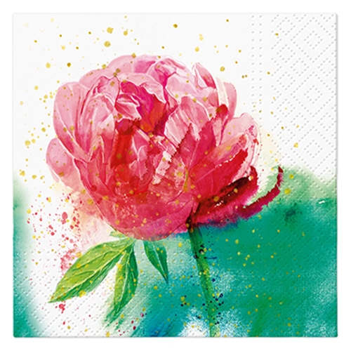 Obrúsky PAW L 25x25cm Peony Watercolor
