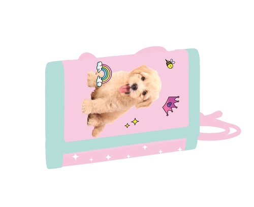 Children's textile wallet pets