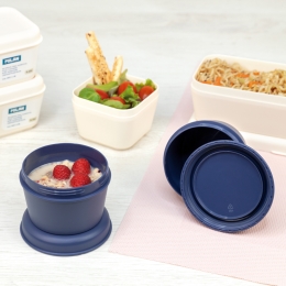 Hermetic snack box MILAN 0.25 l Blue